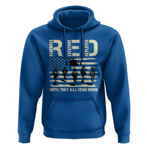Red Friday Hoodie R.E.D Until They All Come Home Support American Troops US Flag TS02 Royal Blue Print Your Wear