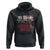 Trump 2024 Hoodie Vox Poluli Vox Dei President 45 47 Election American Flag TS02 Black Print Your Wear