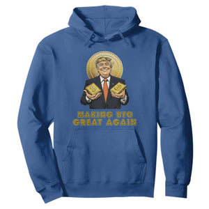 Trump Bitcoin Hoodie Make BTC Great Again Meme Coin Crypto TS02 Royal Blue Print Your Wear
