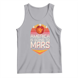 Trump 2025 Tank Top America Is Going To Mars Funny USA Patriotic Party TS02 Athletic Heather Print Your Wear