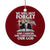 Trump 2025 Ceramic Ornament We Will Not Forget Our Country Our Constitution Our God American Flag TS02 1pc Red Print Your Wear