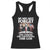 Trump 2025 Racerback Tank Top We Will Not Forget Our Country Our Constitution Our God American Flag TS02 Black Print Your Wear