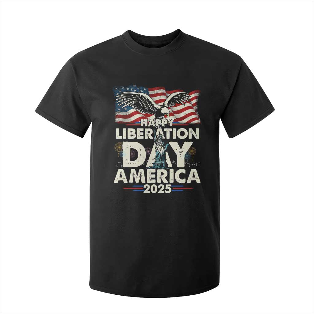 Trump 2025 T Shirt For Kid Happy Liberation Day 2025 Trump January 20Th 2025 TS02 Black Print Your Wear