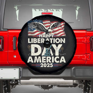 Trump 2025 Spare Tire Cover Happy Liberation Day 2025 Trump January 20Th 2025 TS02 Black Print Your Wear