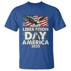 Trump 2025 T Shirt Happy Liberation Day 2025 Trump January 20Th 2025 TS02 Royal Blue Print Your Wear