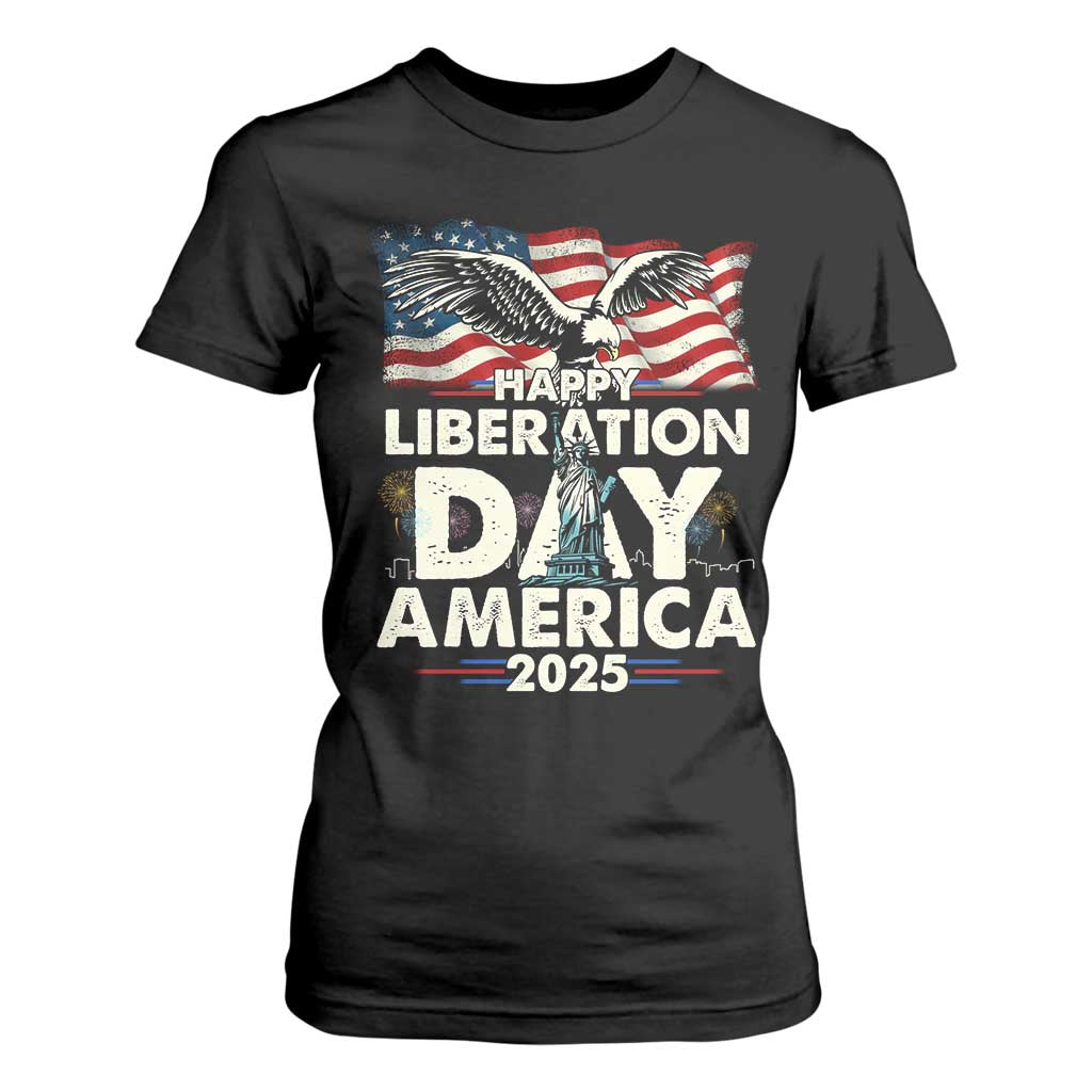 Trump 2025 T Shirt For Women Happy Liberation Day 2025 Trump January 20Th 2025 TS02 Black Print Your Wear