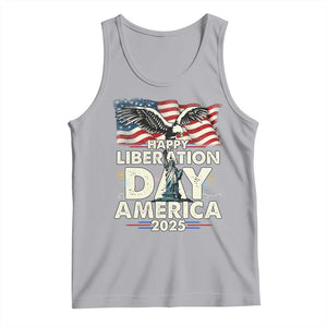 Trump 2025 Tank Top Happy Liberation Day 2025 Trump January 20Th 2025 TS02 Athletic Heather Print Your Wear