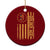 Trump 2025 Ceramic Ornament New Golden Age Of America 47th President TS02 1pc Red Print Your Wear