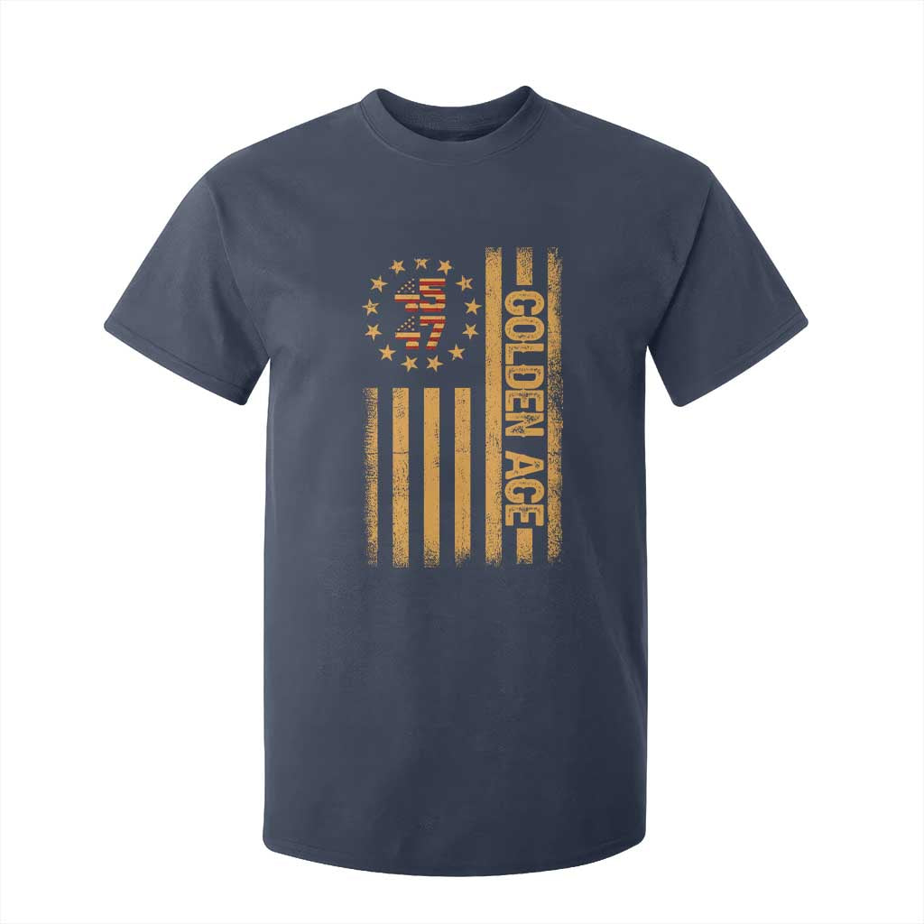 Trump 2025 T Shirt For Kid New Golden Age Of America 47th President TS02 Navy Print Your Wear