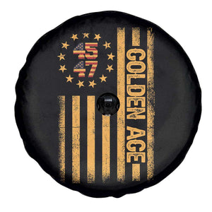 Trump 2025 Spare Tire Cover New Golden Age Of America 47th President TS02 Print Your Wear