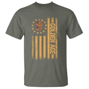 Trump 2025 T Shirt New Golden Age Of America 47th President TS02 Military Green Print Your Wear