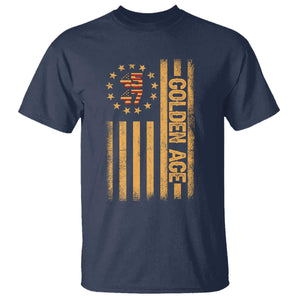 Trump 2025 T Shirt New Golden Age Of America 47th President TS02 Navy Print Your Wear