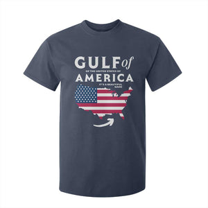 Trump America's Gulf T Shirt For Kid Gulf Of The Usa American Flag Pride Patriotic TS02 Navy Print Your Wear