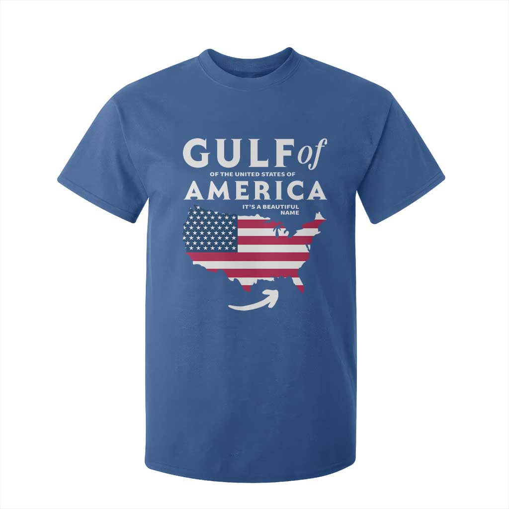 Trump America's Gulf T Shirt For Kid Gulf Of The Usa American Flag Pride Patriotic TS02 Royal Blue Print Your Wear