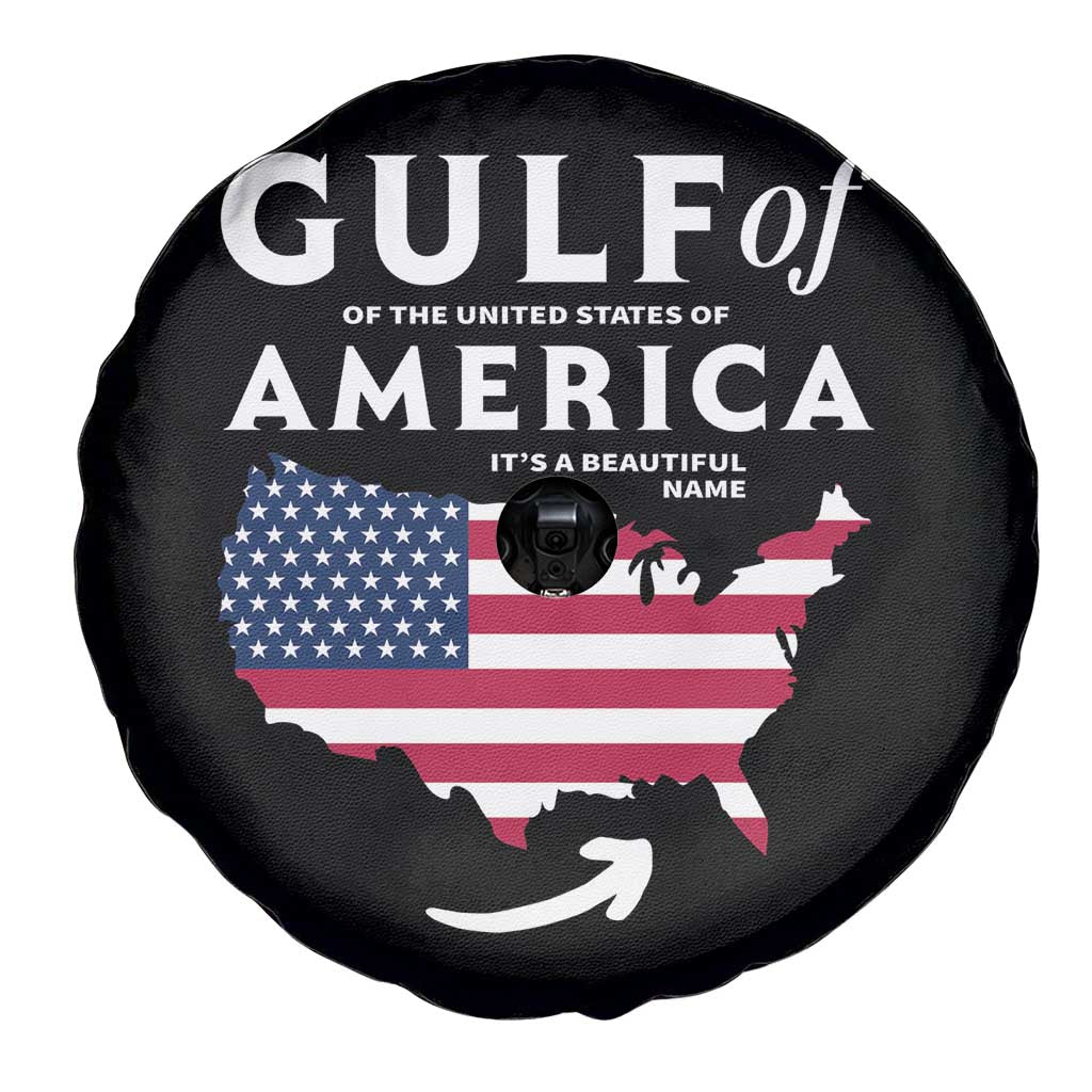 Trump America's Gulf Spare Tire Cover Gulf Of The Usa American Flag Pride Patriotic TS02 Print Your Wear