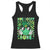 Retro St Patrick's Day Racerback Tank Top One Lucky Dude Green Checkered Heart Groovy TS02 Black Print Your Wear