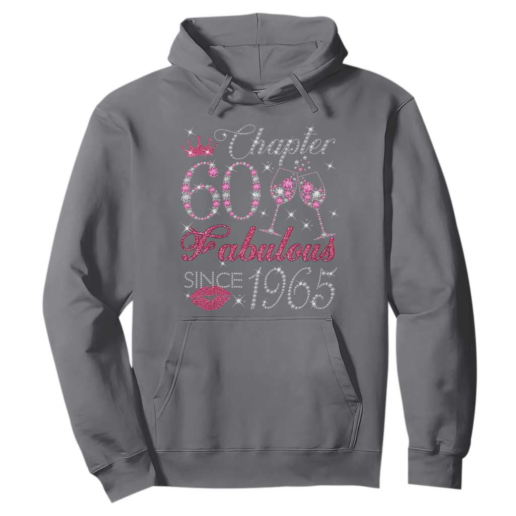 Chapter 60 Fabulous Hoodie Sparkle Since 1965 60Th Birthday Gift For Women TS02 Charcoal Print Your Wear