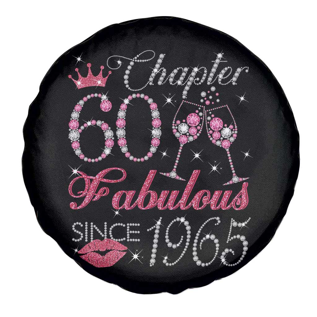 Chapter 60 Fabulous Spare Tire Cover Sparkle Since 1965 60Th Birthday Gift For Women TS02 Print Your Wear