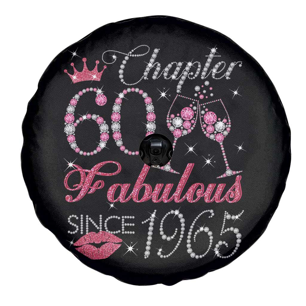 Chapter 60 Fabulous Spare Tire Cover Sparkle Since 1965 60Th Birthday Gift For Women TS02 Print Your Wear