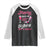 Stepping Into My 60th Birthday Raglan Shirt Like A Queen Pink Wine Glass TS02 Black White Print Your Wear