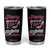 Stepping Into My 60th Birthday Tumbler Cup Like A Queen Pink Wine Glass TS02 Black Print Your Wear