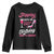 Stepping Into My 60th Birthday Youth Sweatshirt Like A Queen Pink Wine Glass TS02 Black Print Your Wear