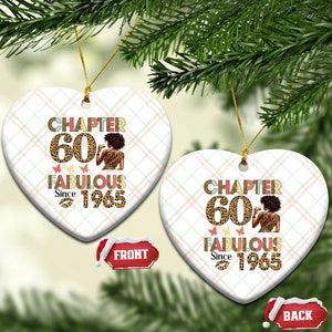 Chapter 60 Fabulous Leopard Ceramic Ornament Since 1965 60Th Birthday Gift For Women TS02 Print Your Wear