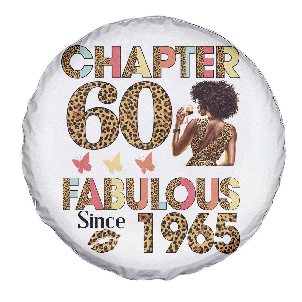 Chapter 60 Fabulous Leopard Spare Tire Cover Since 1965 60Th Birthday Gift For Women TS02 Print Your Wear