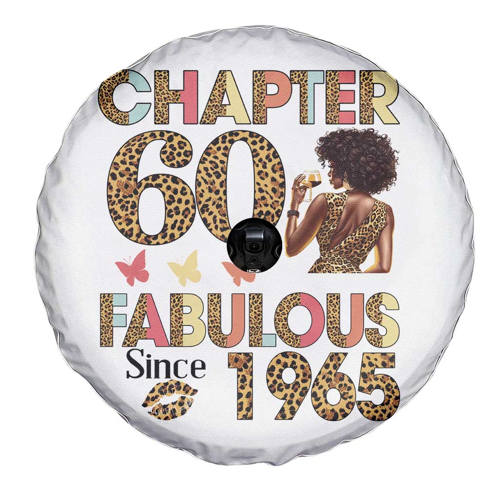 Chapter 60 Fabulous Leopard Spare Tire Cover Since 1965 60Th Birthday Gift For Women TS02 Print Your Wear