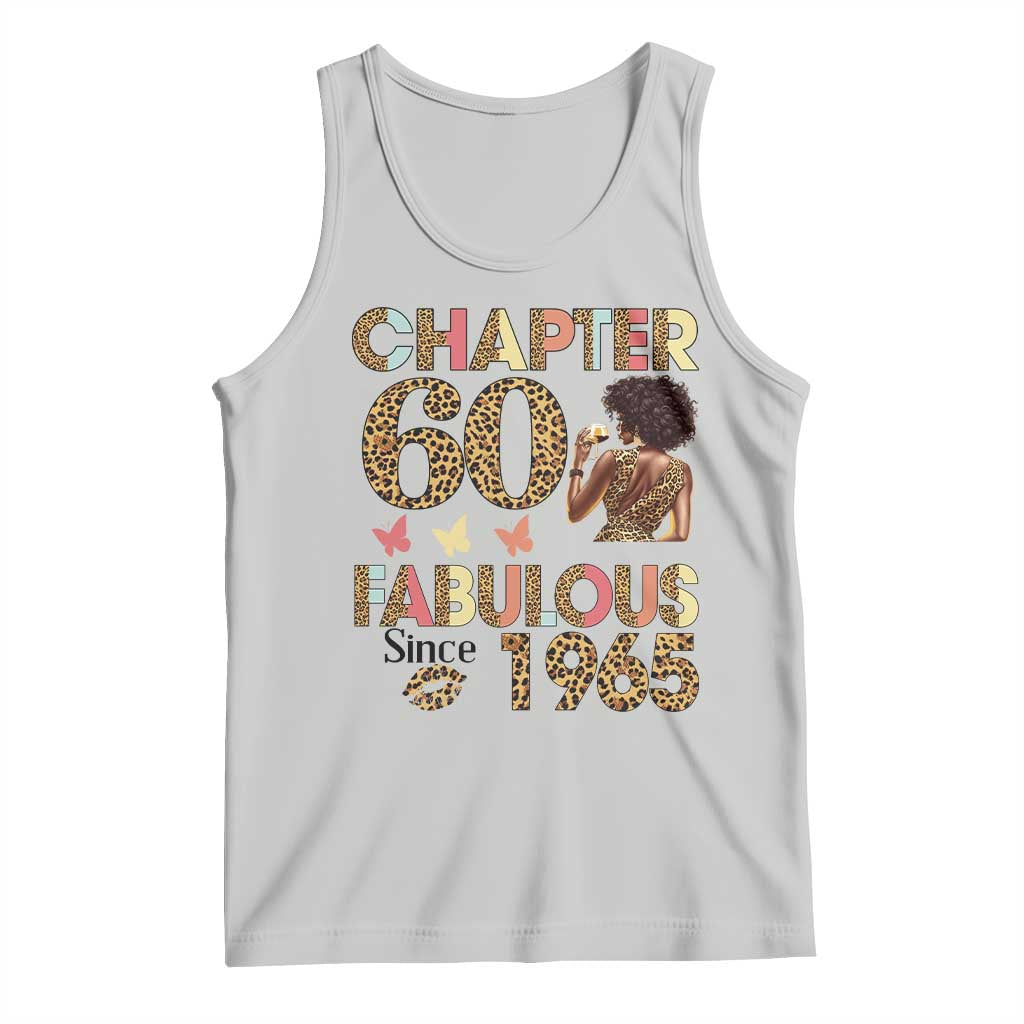Chapter 60 Fabulous Leopard Tank Top Since 1965 60Th Birthday Gift For Women TS02 Ash Print Your Wear