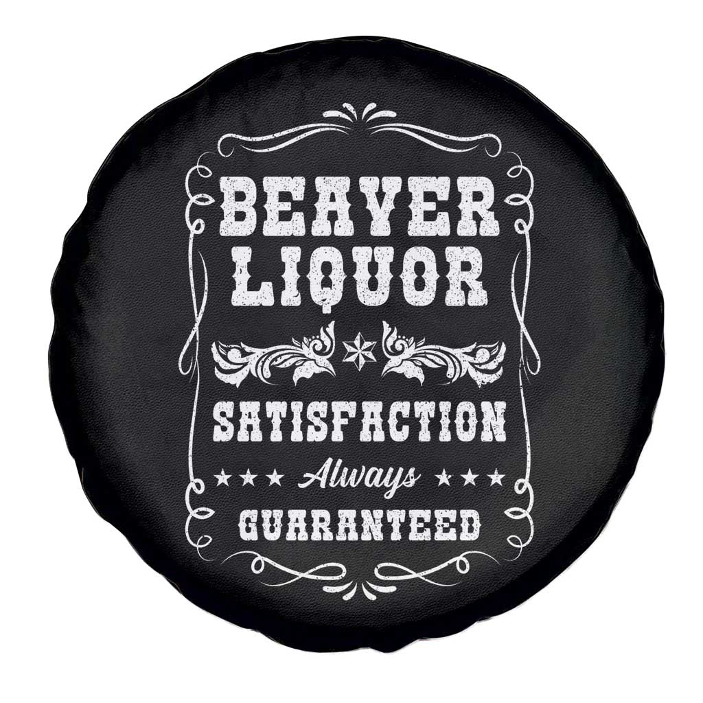 Funny Beaver Liquor Spare Tire Cover Adult Drinking Humor Pun Vintage TS02 Print Your Wear