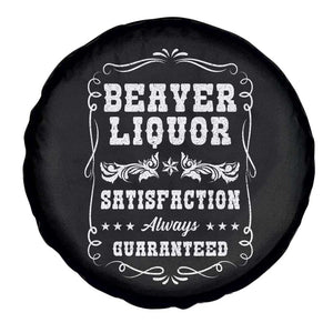Funny Beaver Liquor Spare Tire Cover Adult Drinking Humor Pun Vintage TS02 Print Your Wear