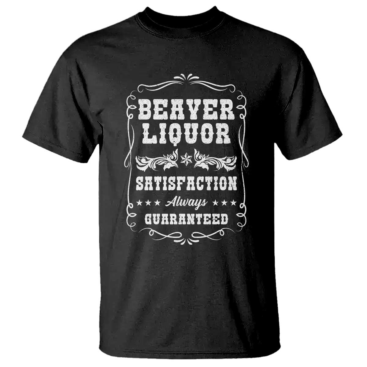 Funny Beaver Liquor T Shirt Adult Drinking Humor Pun Vintage TS02 Black Print Your Wear