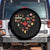Canada Pride Spare Tire Cover Canadian Flag Maple Leaf TS02 No hole Black Print Your Wear