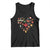 Canada Pride Tank Top Canadian Flag Maple Leaf TS02 Black Print Your Wear