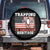 Trapping American Heritage Spare Tire Cover Patriotic Trap Hunting Trapper TS02 No hole Black Print Your Wear