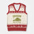 Beaver State Oregon V-Neck Knit Sweater Vest Est 1859 Vintage Flag TS02 Beige Red Print Your Wear