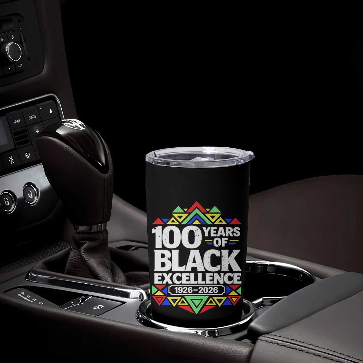 100 Years of Black Excellence 1926 2026 Tumbler Cup African Tribal Pattern Heritage Celebrating Black History TS02 Print Your Wear