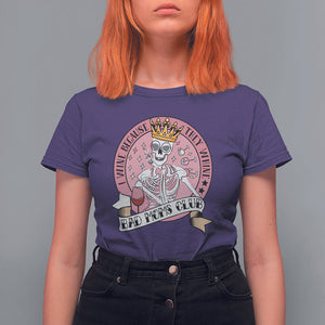 Skull Mom T Shirt For Women I Wine Because They Whine Mother's Day Gifts TS02 Purple Printyourwear