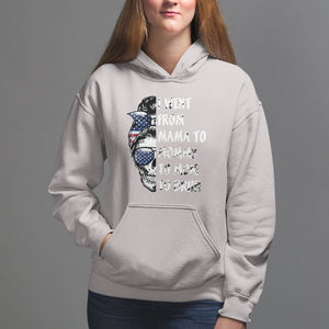 Skull Mom Hoodie I Went From Mama To Mommy Mom Bruh Funny Mother's Day Messy Bun TS02 Ice Gray Printyourwear