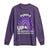 Purple Up For Military Kids Long Sleeve Shirt Military Child Month Dog Tags Purple Ribbon Rainbow TS02 Purple Print Your Wear