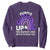 Purple Up For Military Kids Sweatshirt Military Child Month Dog Tags Purple Ribbon Rainbow TS02 Purple Print Your Wear