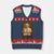 Beloved Pope Francis V-Neck Knit Sweater Vest 1936-2025 Memorial TS02 Navy Red Print Your Wear