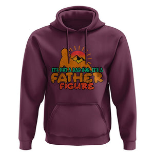 Funny Dad Hoodie It's Not A Dad Bod It's A Father Figure Retro TS02 Maroon Print Your Wear