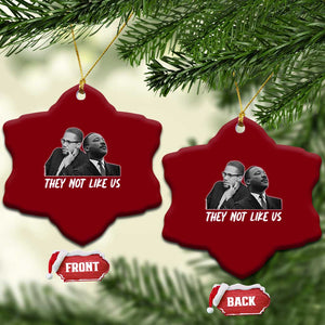 Malcolm X and MLK Ceramic Ornament They Not Like Us TS02 Print Your Wear