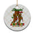 Stepping Into Juneteenth Ceramic Ornament Afro Diva High with African Pride TS02 1pc Christmas Plaid Print Your Wear