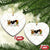 Peace Love Juneteenth Ceramic Ornament 1865 Heart Kente Peace Sign Africa Fist TS02 Print Your Wear
