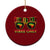 Juneteenth Vibes Only Ceramic Ornament Afro Pride Sunglasses Black History Celebration TS02 1pc Red Print Your Wear