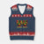 Juneteenth Vibes Only V-Neck Knit Sweater Vest Afro Pride Sunglasses Black History Celebration TS02 Navy Red Print Your Wear