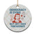 Retro Lady Democracy Is Dying But Hey Nice Fireworks Ceramic Ornament Funny 4th of July Political Satire TS02 1pc Christmas Plaid Print Your Wear